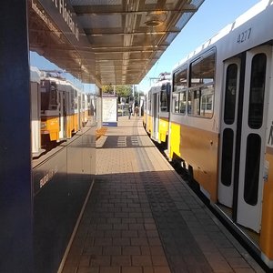 Public transport stop passed