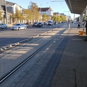 Public transport stop passed