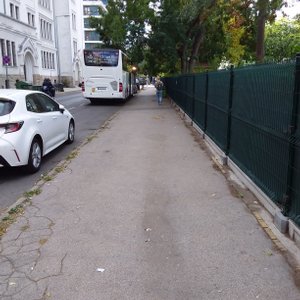 Gyalogút nem megfelelt